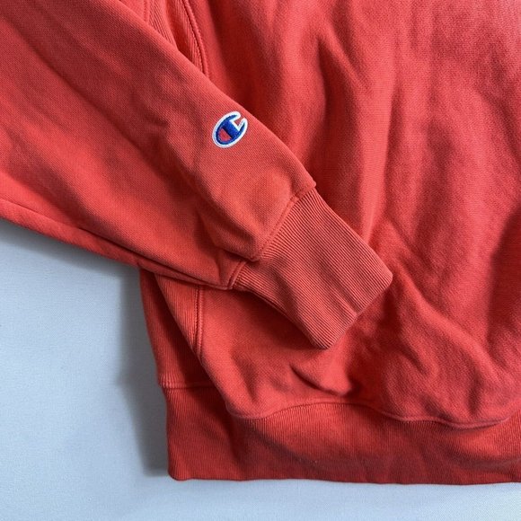 CHAMPION Vintage Reverse Weave Hoodie Sweater Sweatshirt‎ M Pullover Heavy Thick - Picture 6 of 10